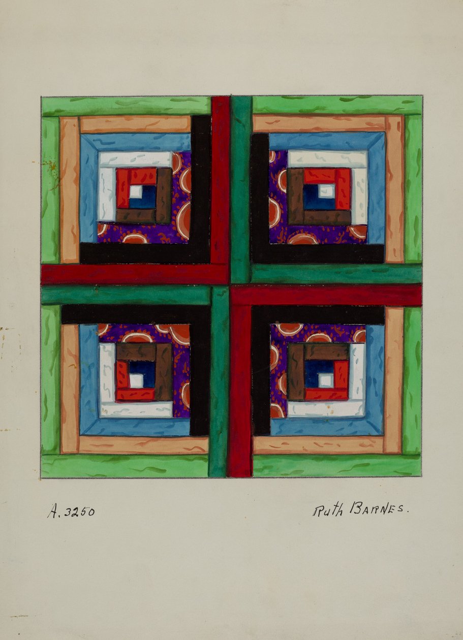 रजाई, सी. 1936. द्वारा रूथ एम बार्न्स