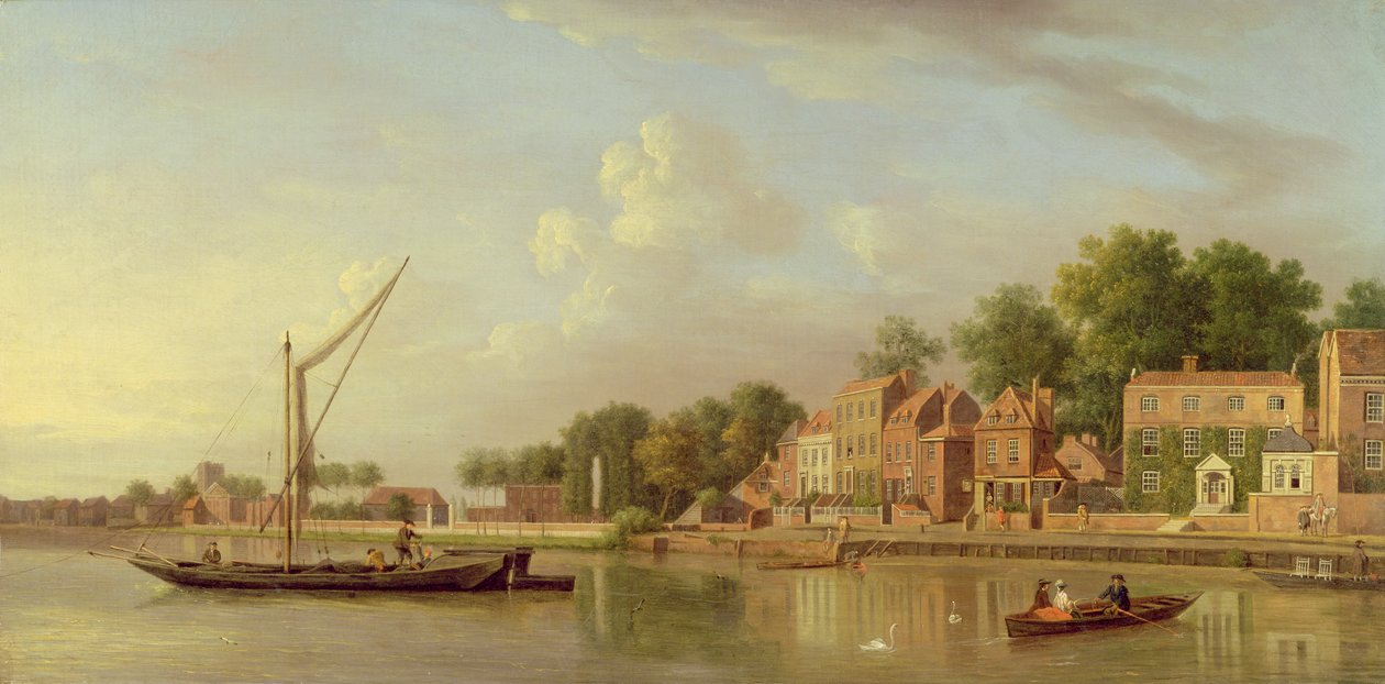 ट्वेंकहैम में टेम्स, c.1760 द्वारा सैमुअल स्कॉट