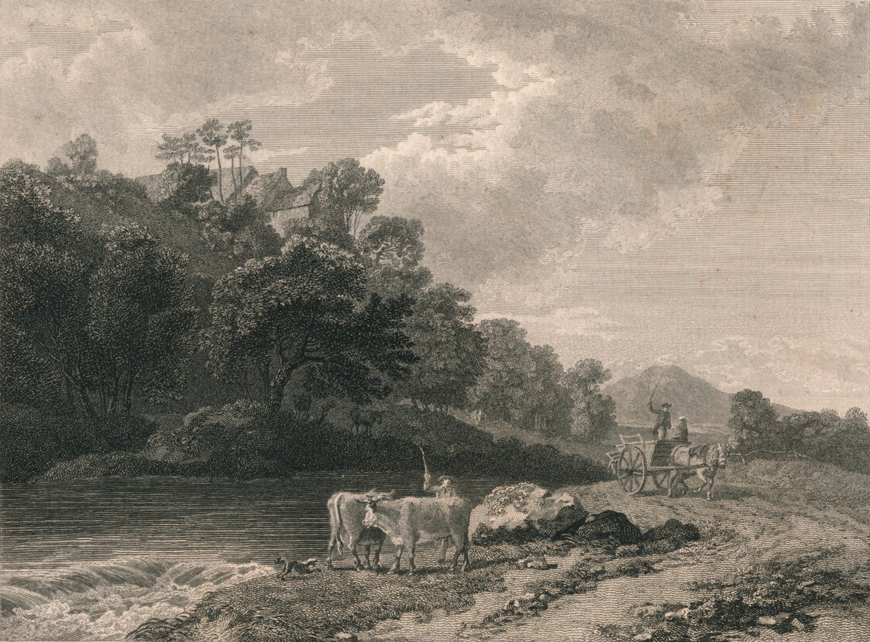 डाल्टन के पास का दृश्य, 1785 द्वारा सैमुअल मिडिमन