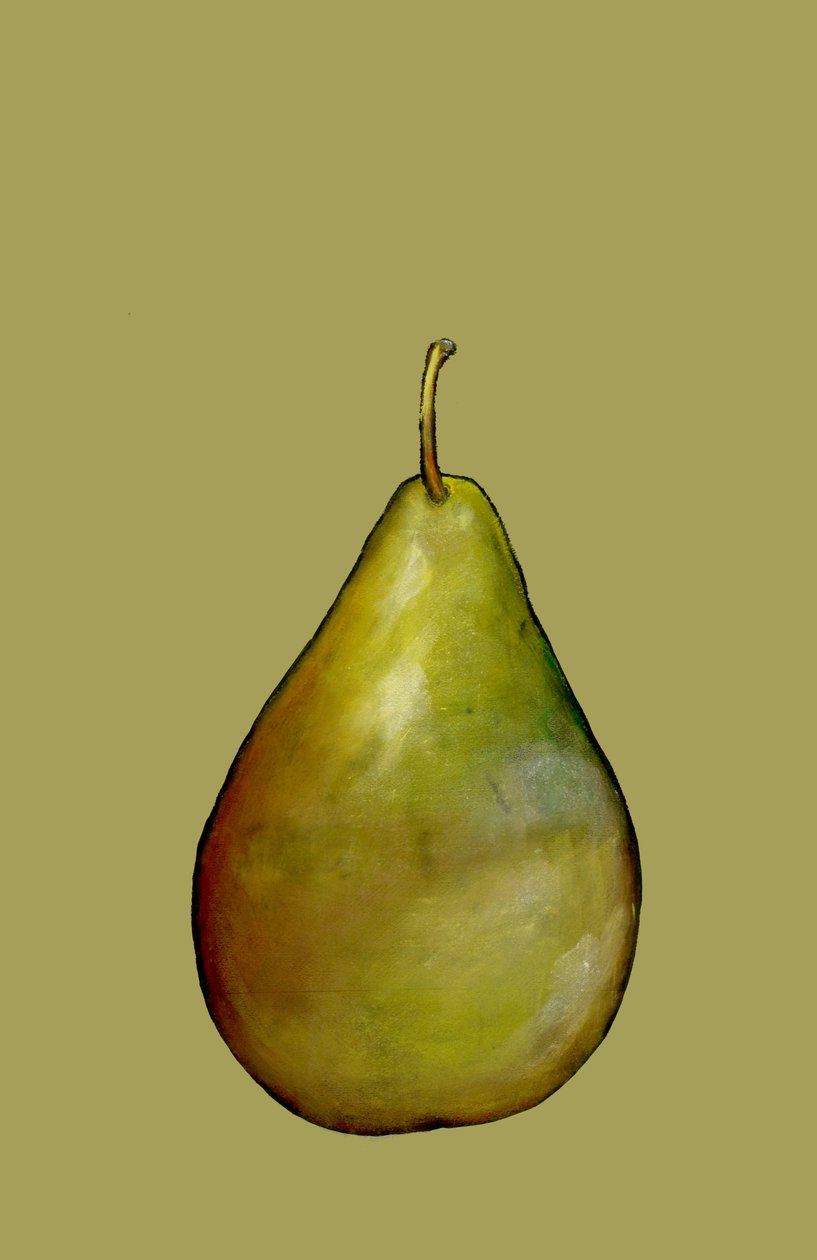 नाशपाती, 2007 (कागज पर तेल और पेस्टल) द्वारा सारा थॉम्पसन-एंगेल्स