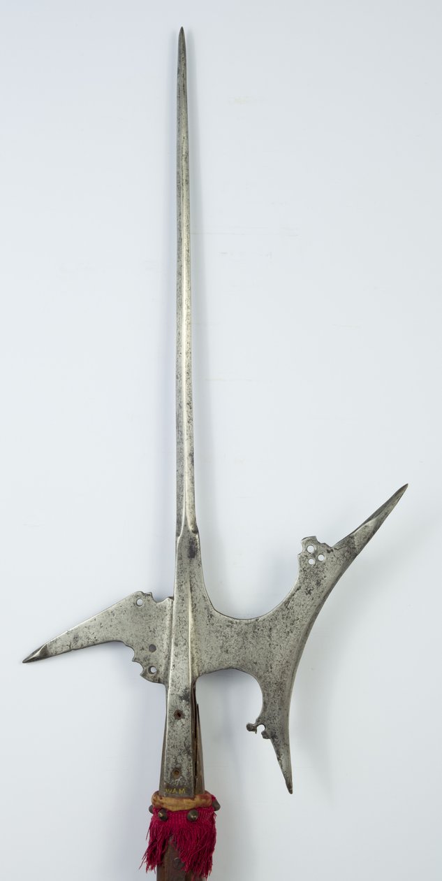 Halberd (लकड़ी, स्टील, पीतल, कपड़ा और तांबा) द्वारा स्कूल इतालवी