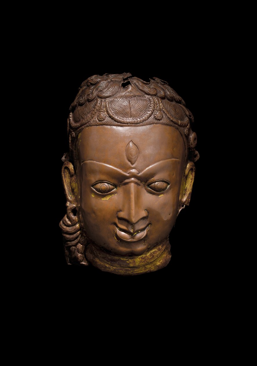 शिव का पश्चाताप, c.11 वीं शताब्दी (तांबा) द्वारा स्कूल नेपाली
