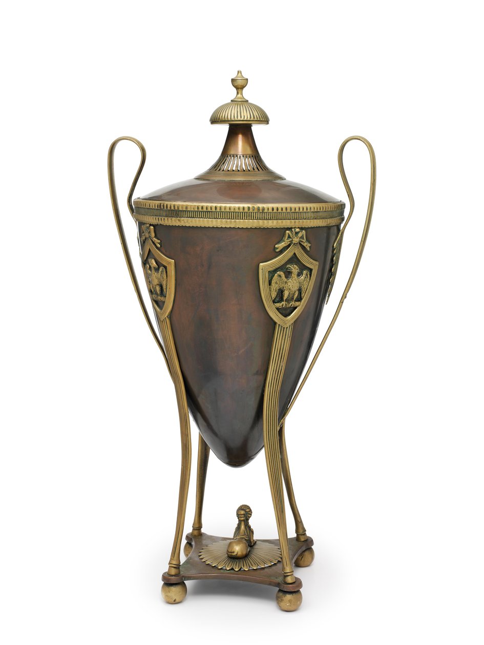 नेपोलियन का समोवर, c.1815 (कलश, कॉफी) द्वारा स्कूलरूसी