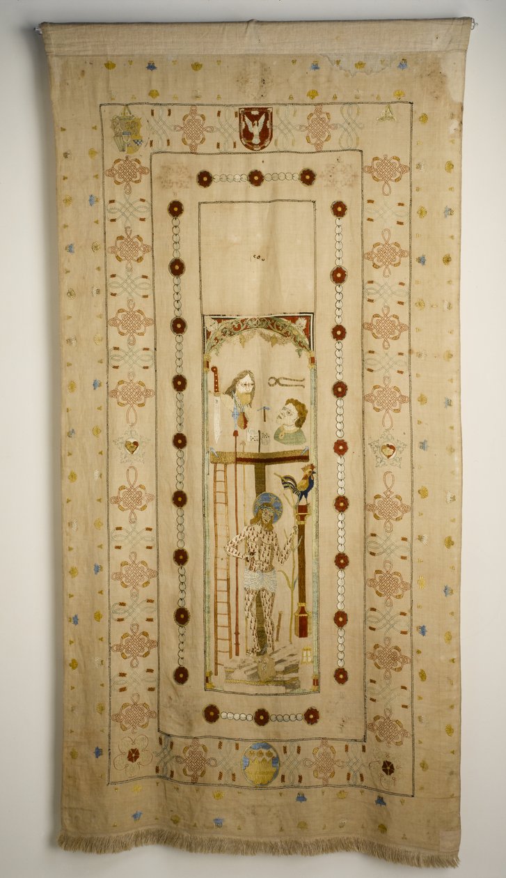 फेटर्नियर बैनर, c.1520 (कशीदाकारी लिनन) द्वारा स्कॉटिश स्कूल