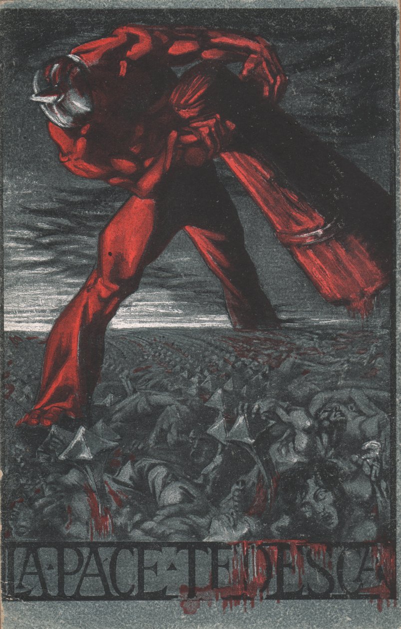 जर्मन शांति (जर्मन शांति), c.1918 द्वारा सर्जियो कैनेवरी