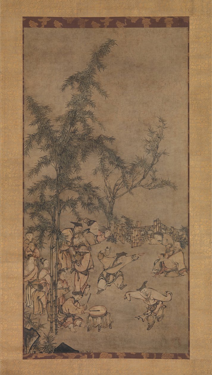बांस ग्रोव के सात संत, 1550। द्वारा सेसन शुकी