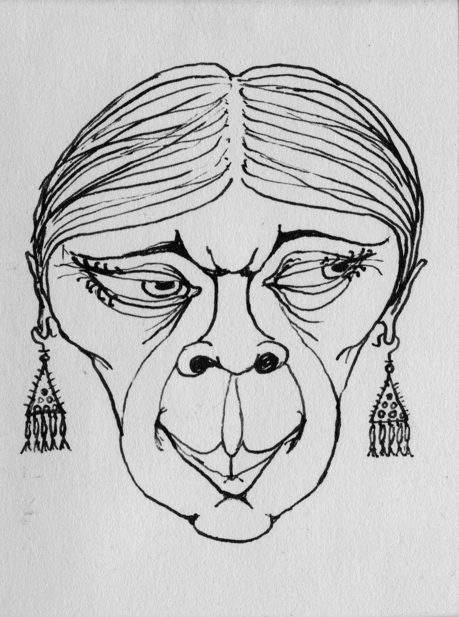 भद्दा चेहरा, 1952। द्वारा शर्ली मार्खम