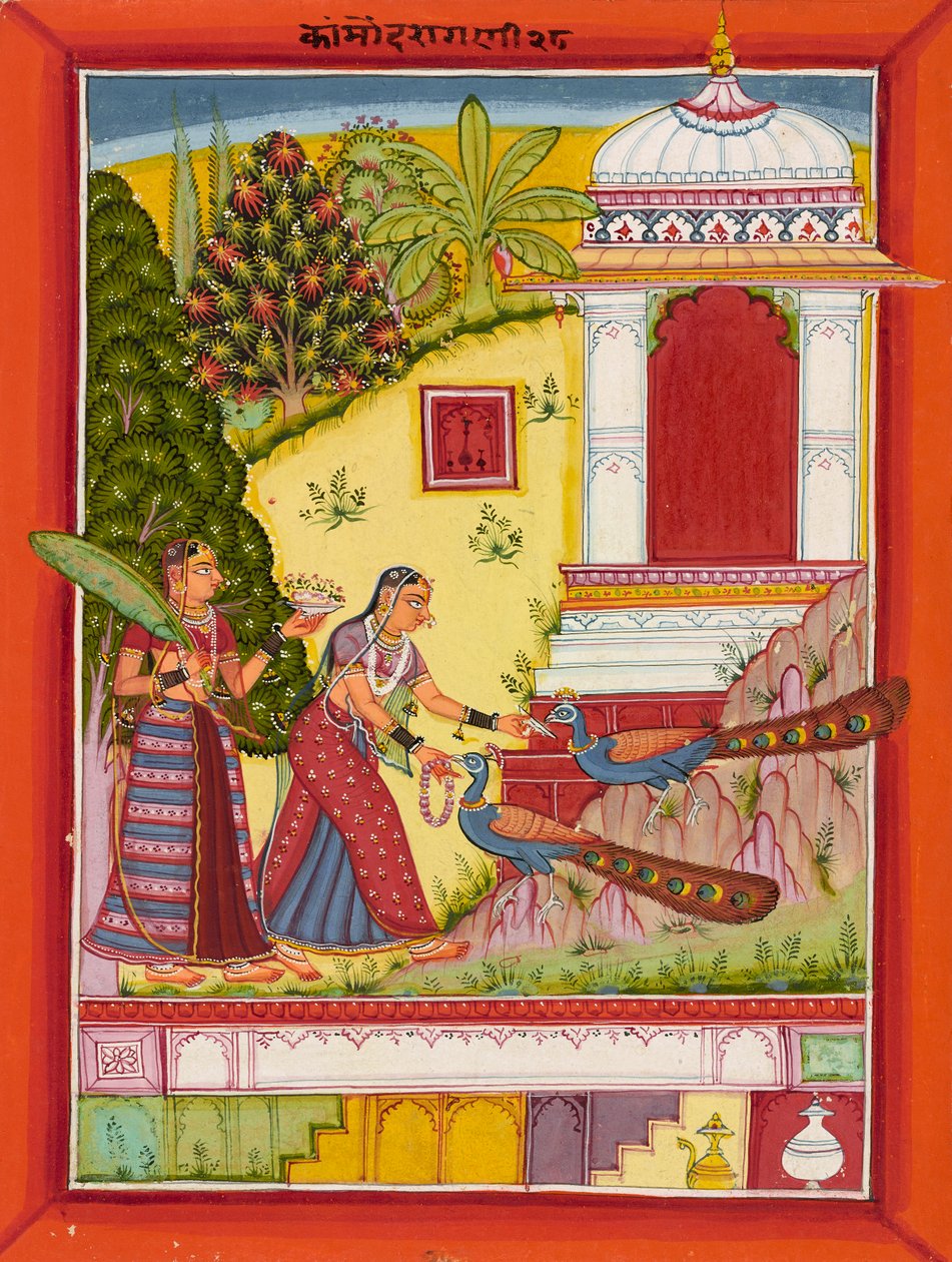 Kamod Ragini, ca. 1670-1690.  द्वारा सिरोही मास्टर