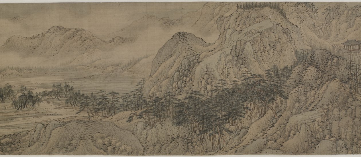 वांग रिवर एस्टेट, 1570s (रेशम पर स्याही और रंग) द्वारा गीत जू