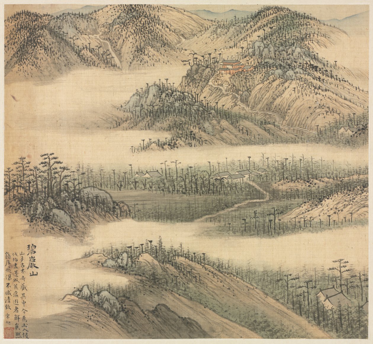 माउंट बायन ग्रीन क्लिफ, 1500s। द्वारा गीत जू