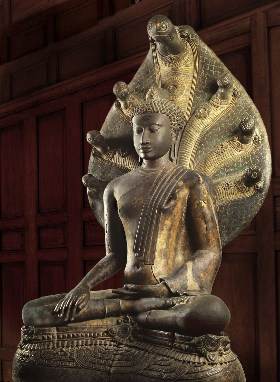 श्रीविजय काल (कांस्य) की सबसे उल्लेखनीय छवि, ग्रही का बुद्ध द्वारा श्रीविजय