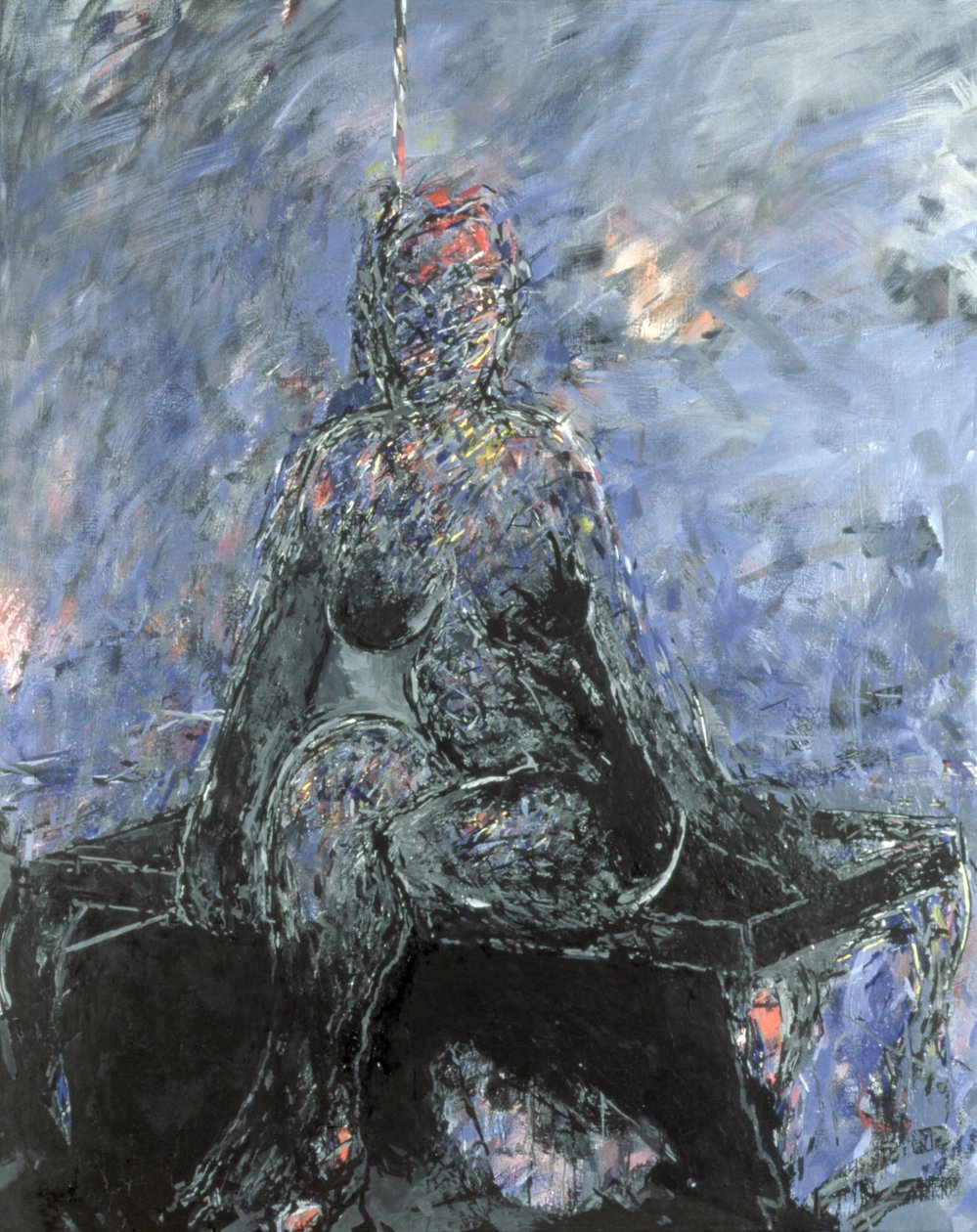 वुमन ऑन ए बेंच, 1984 द्वारा स्टीफन फाइनर