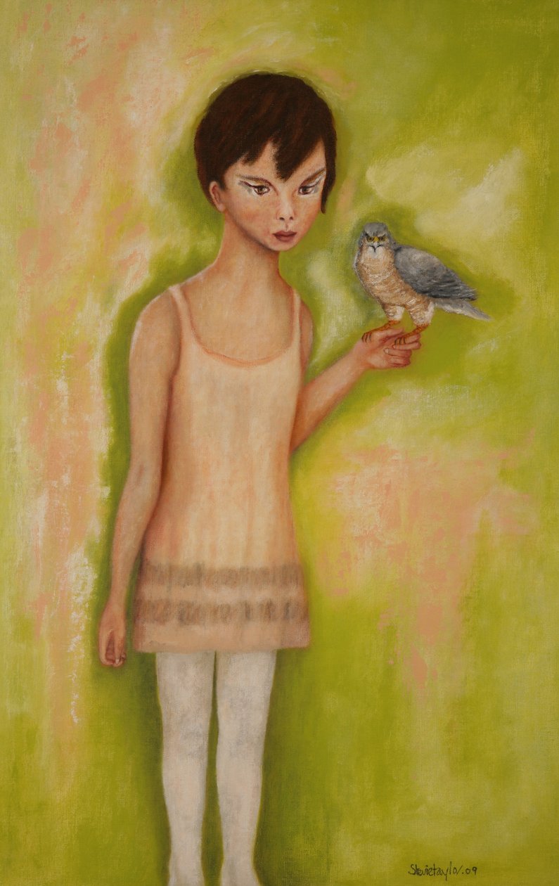 ट्रस्ट-गर्ल विद ए स्पैरो हॉक, 2010 द्वारा स्टीवी टेलर