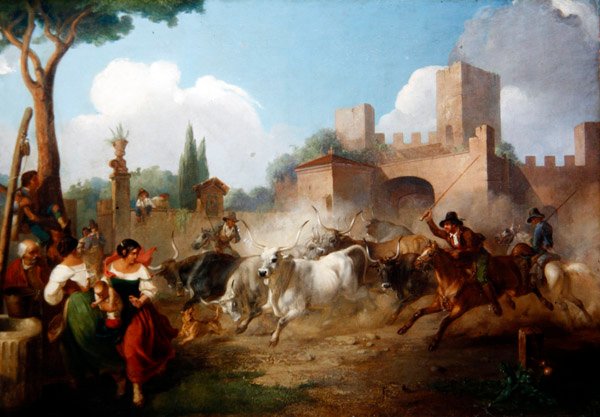 Buttari रोमन Oxen चला रहा है द्वारा स्टीवर्ट वॉटसन