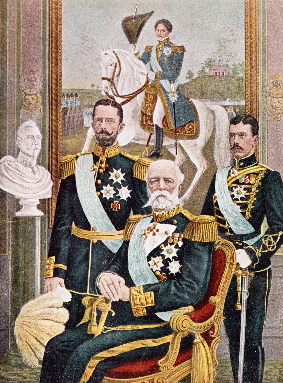 स्वीडिश राजाओं की पांच पीढ़ियां, 1904 द्वारा स्वीडिश स्कूल