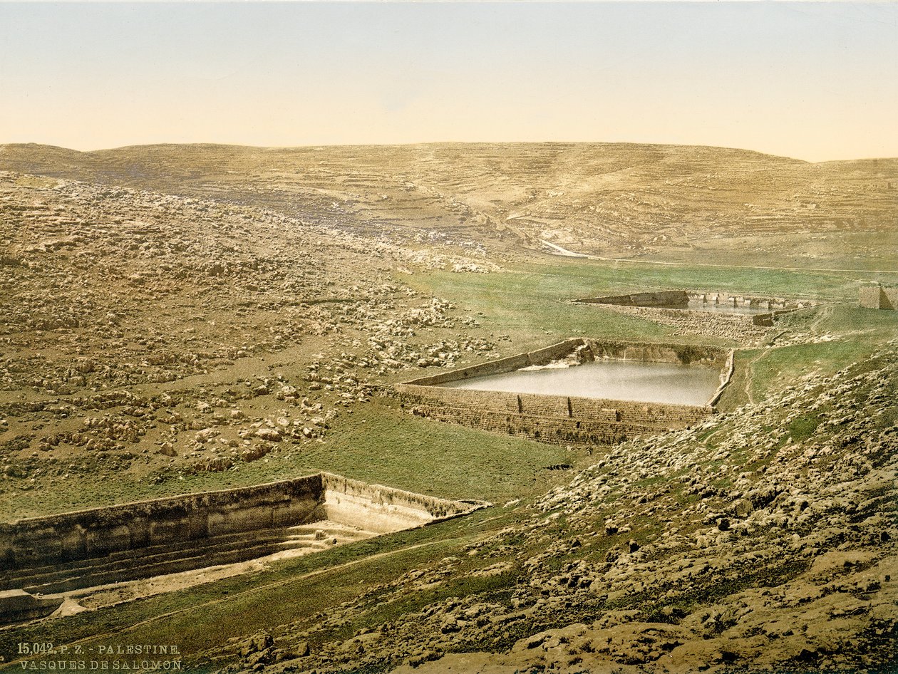 सोलोमन पूल, c.1880-1900 (फोटोक्रोम) द्वारा स्विस फोटोग्राफर