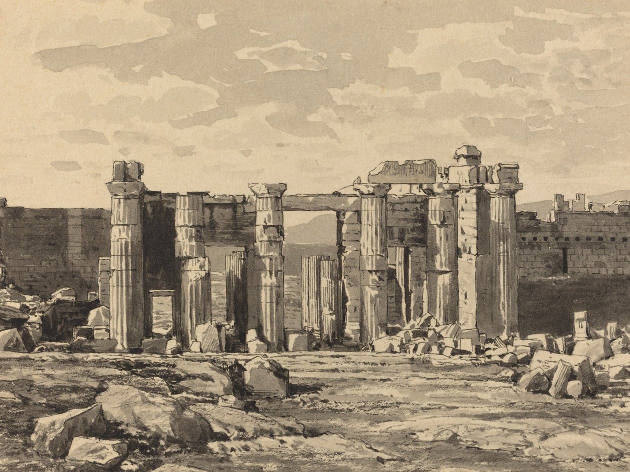 पूर्व से Propylaeum द्वारा कॉर्नर क्रशर से थिमिस्टोकल्स