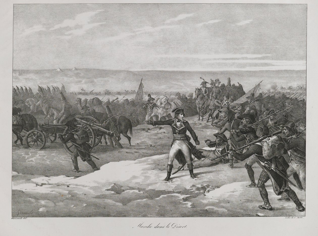 मार्च डेजर्ट, 1823 में द्वारा थियोडोर गेरिकौल्ट