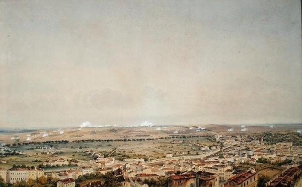 टूलूज़ की लड़ाई, 10 अप्रैल 1814 (कागज पर wc) द्वारा थियोडोर जंग