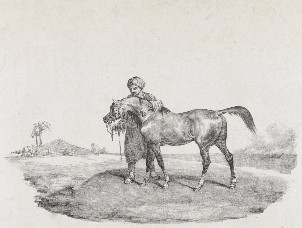 एक अरबी घोड़ा, 1821 द्वारा थियोडोर गेरिकौल्ट