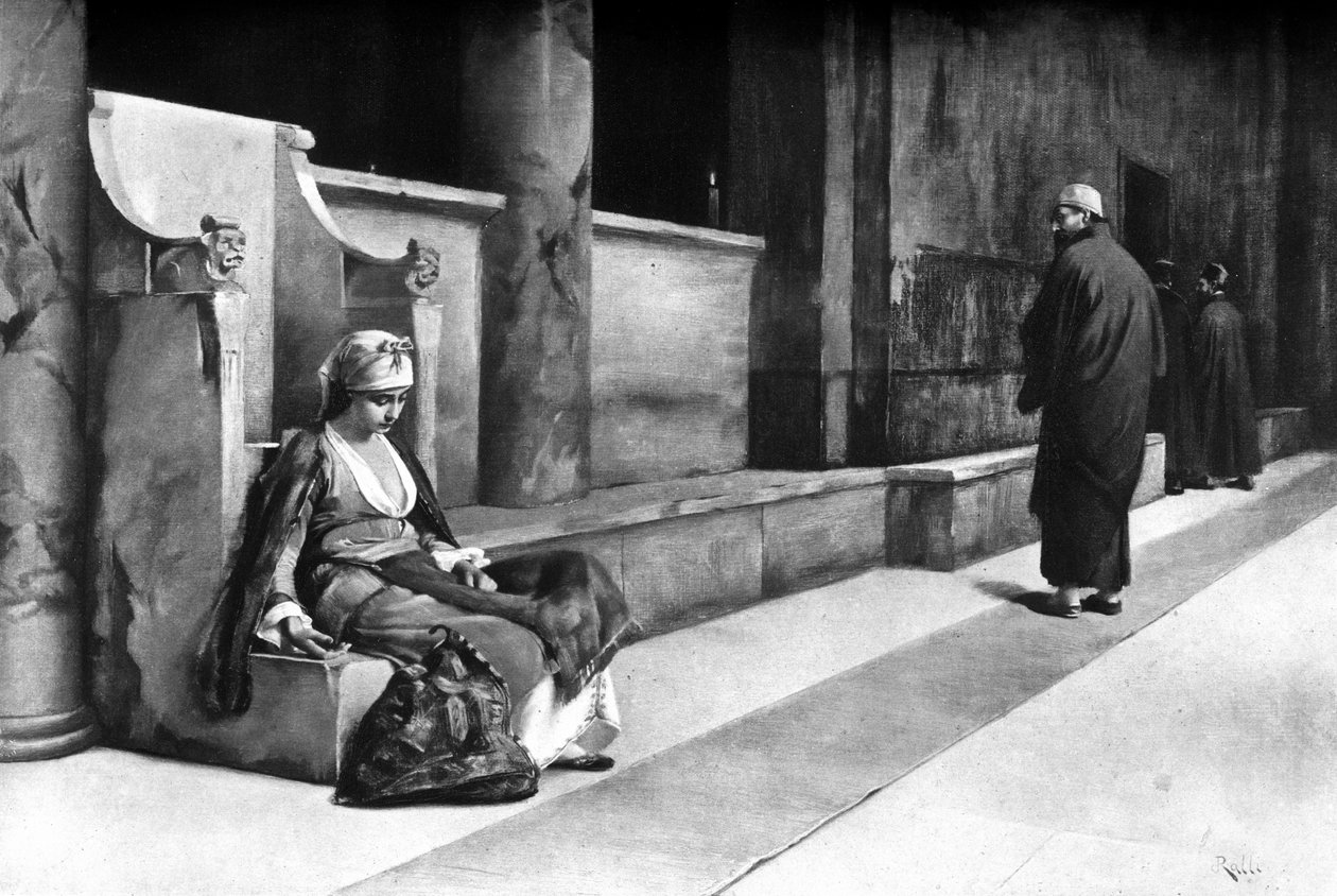 चर्च, ग्रीस में, 1895। द्वारा थियोडोर जैक्स रल्ली