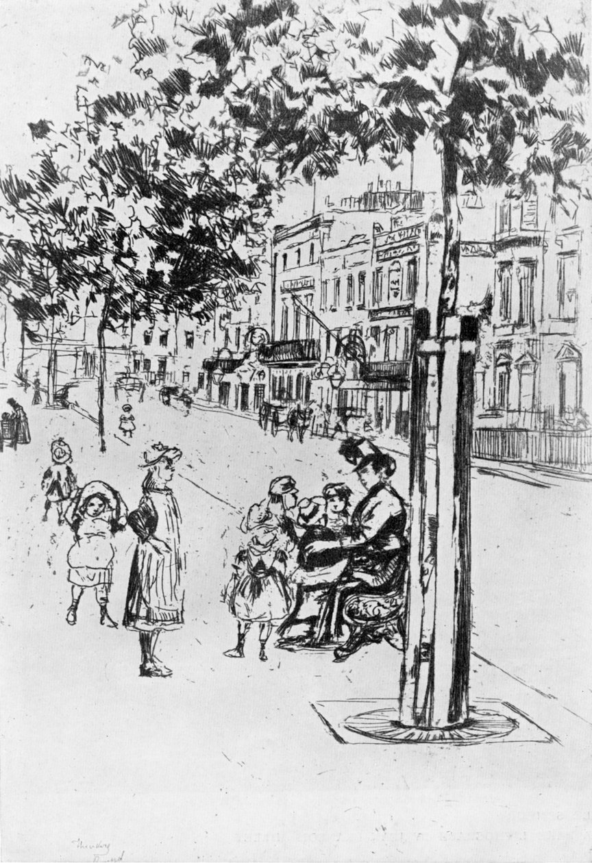 चेल्सी चिल्ड्रेन, 1913। द्वारा थियोडोर रूसेल
