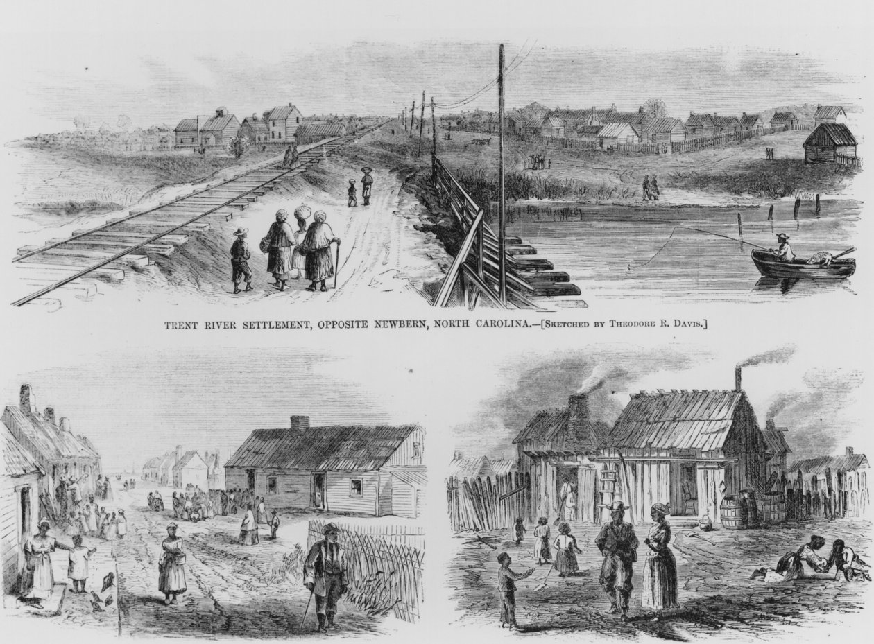 ट्रेंट रिवर सेटलमेंट, 1886 द्वारा थियोडोर रसेल डेविस