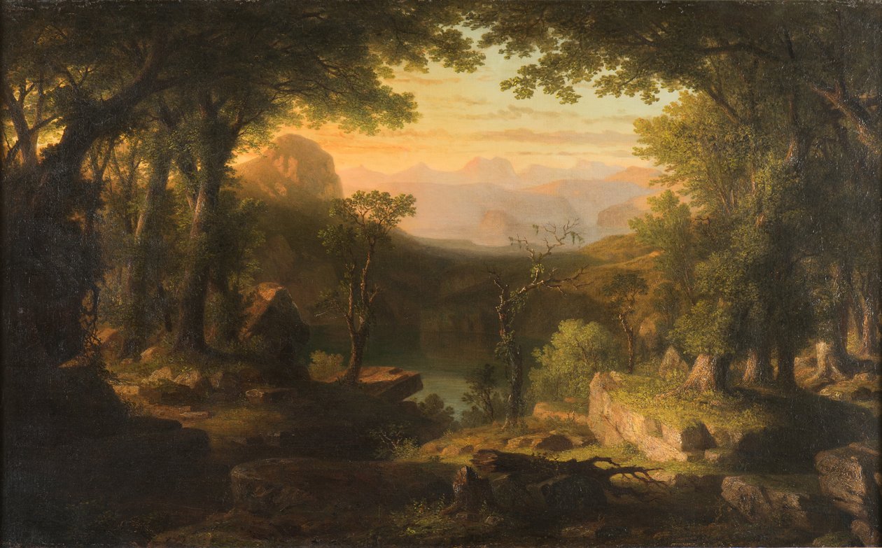 गोधूलि में गोधूलि, 1840-70 द्वारा थॉमस प्रिचर्ड रॉसिटर