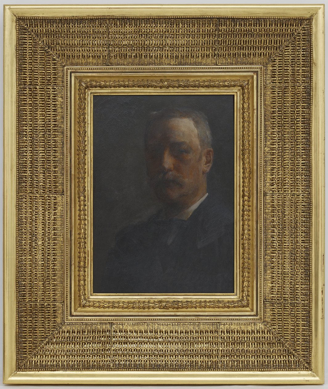 सेल्फ पोर्ट्रेट, 1906 (लकड़ी के पैनल पर तेल) द्वारा थॉमस विल्मर डेविंग