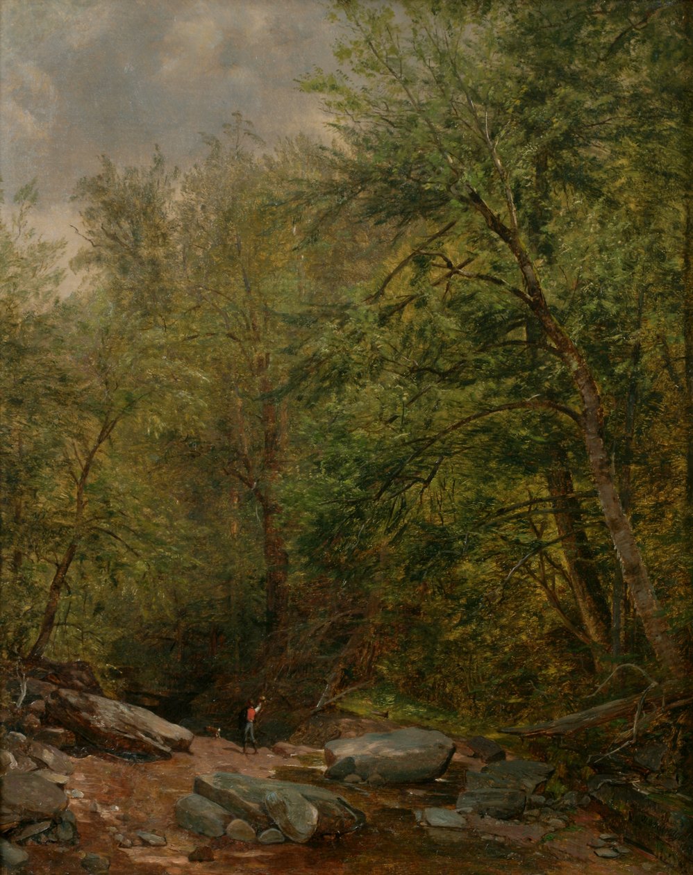 नेचर, 1863 से अध्ययन द्वारा थॉमस वर्थिंगटन Whittredge