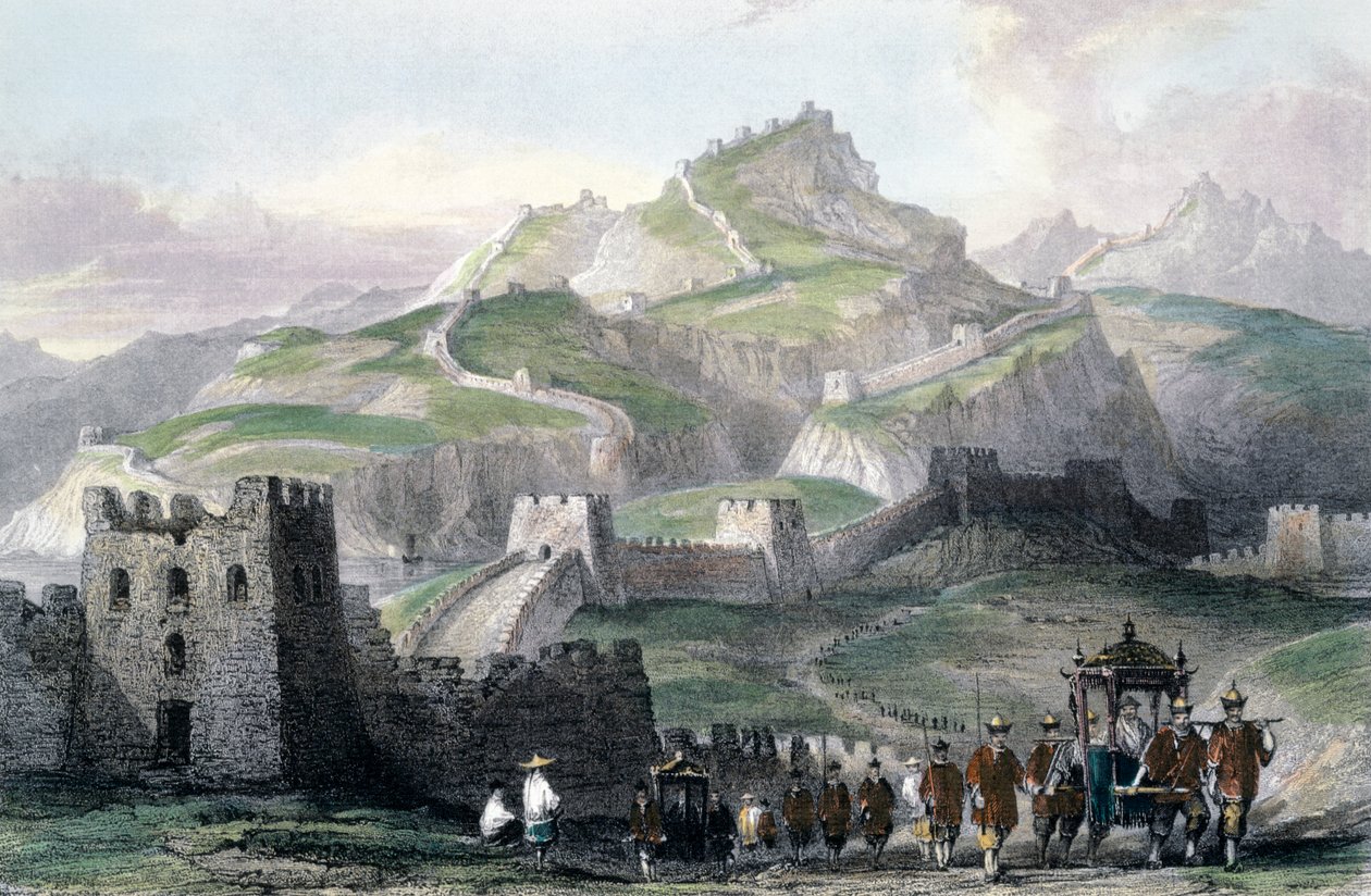चीन की महान दीवार, 1843 द्वारा थॉमस एलोम