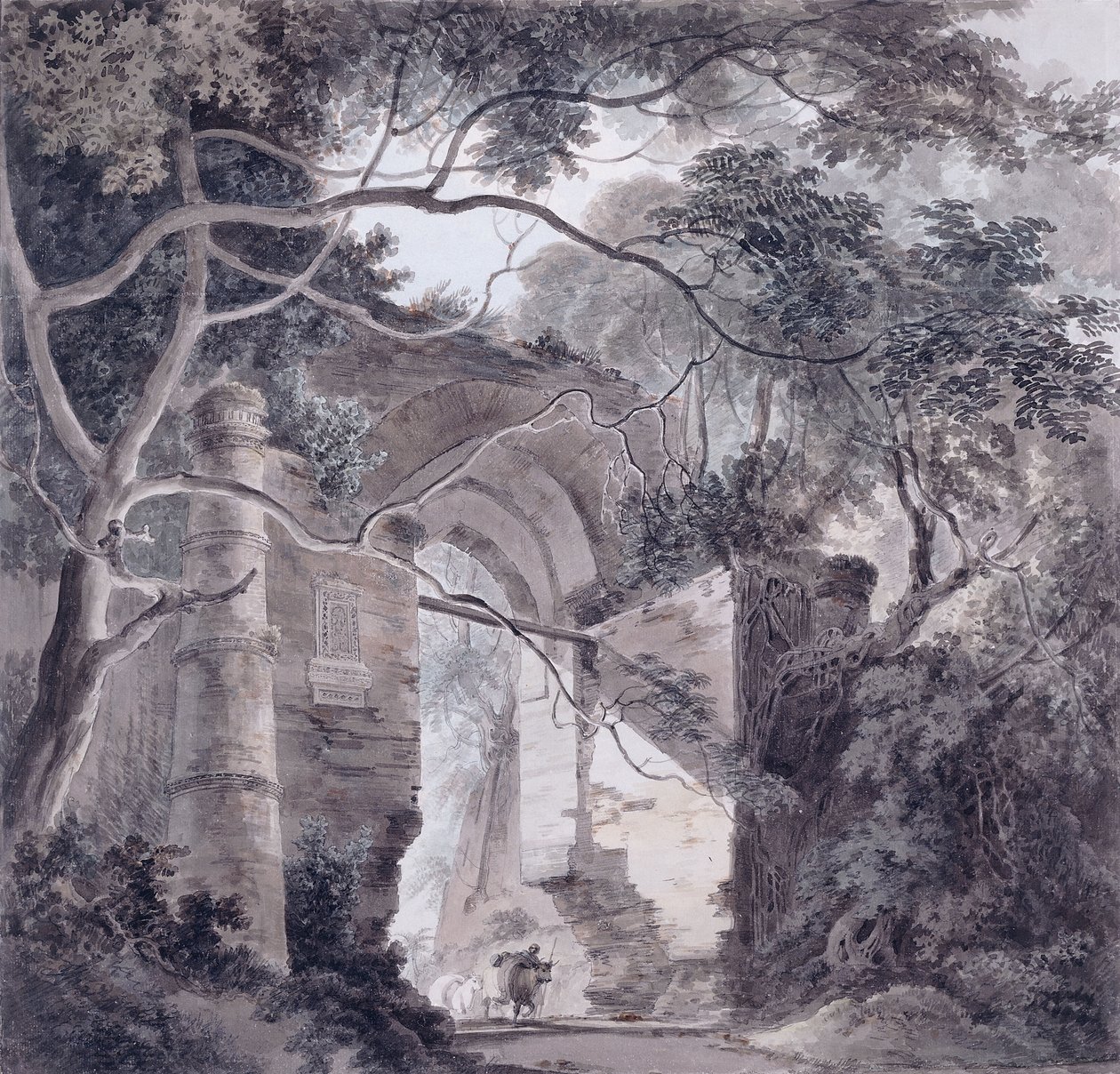 The Kotwali Gate, Gaur, Bengal,  द्वारा थॉमस डेनिएल