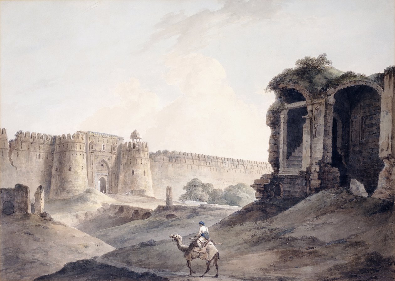 The Purana Qila, Delhi,  द्वारा थॉमस डेनिएल