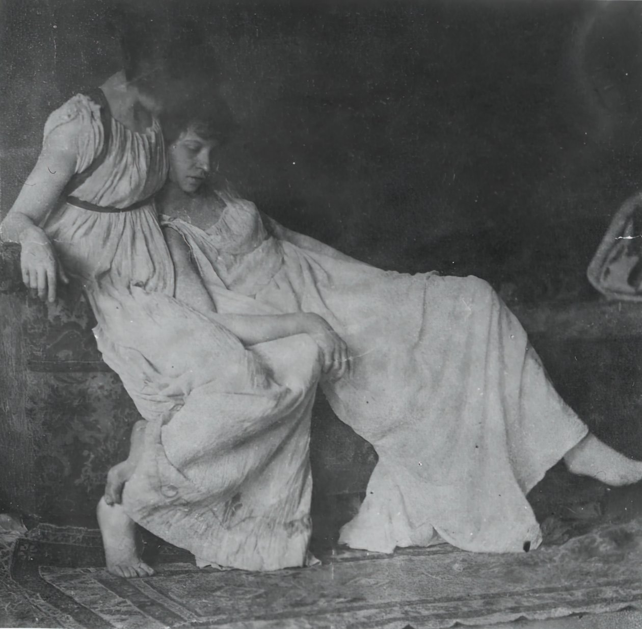 ग्रीक वेशभूषा में अज्ञात मॉडल, सी. 1883. द्वारा थॉमस एकिंस
