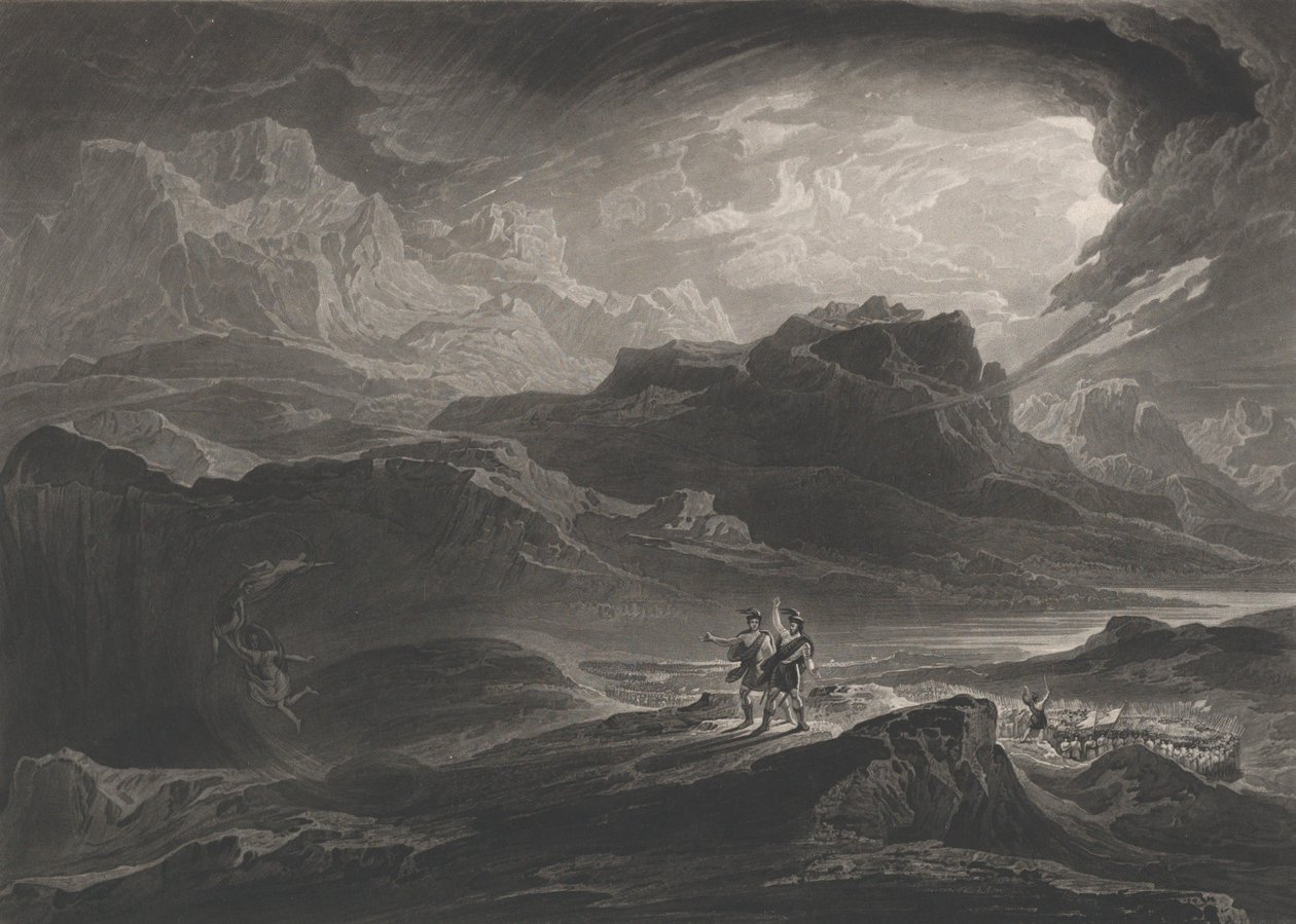 मैकबेथ, 1828। द्वारा थॉमस गोफ ल्यूप्टन