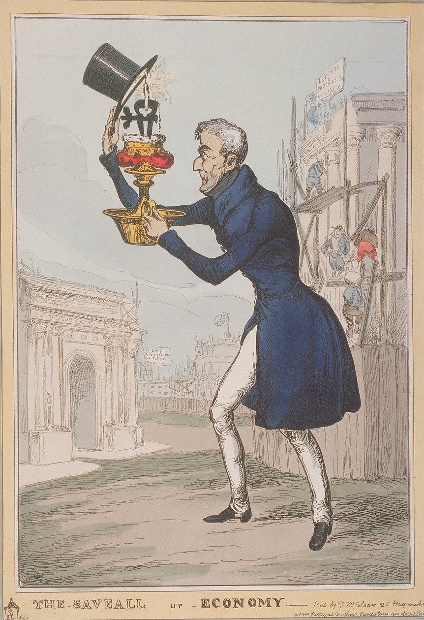 'द सेवेल, या इकोनॉमी', 1828 द्वारा थॉमस मैकलीन