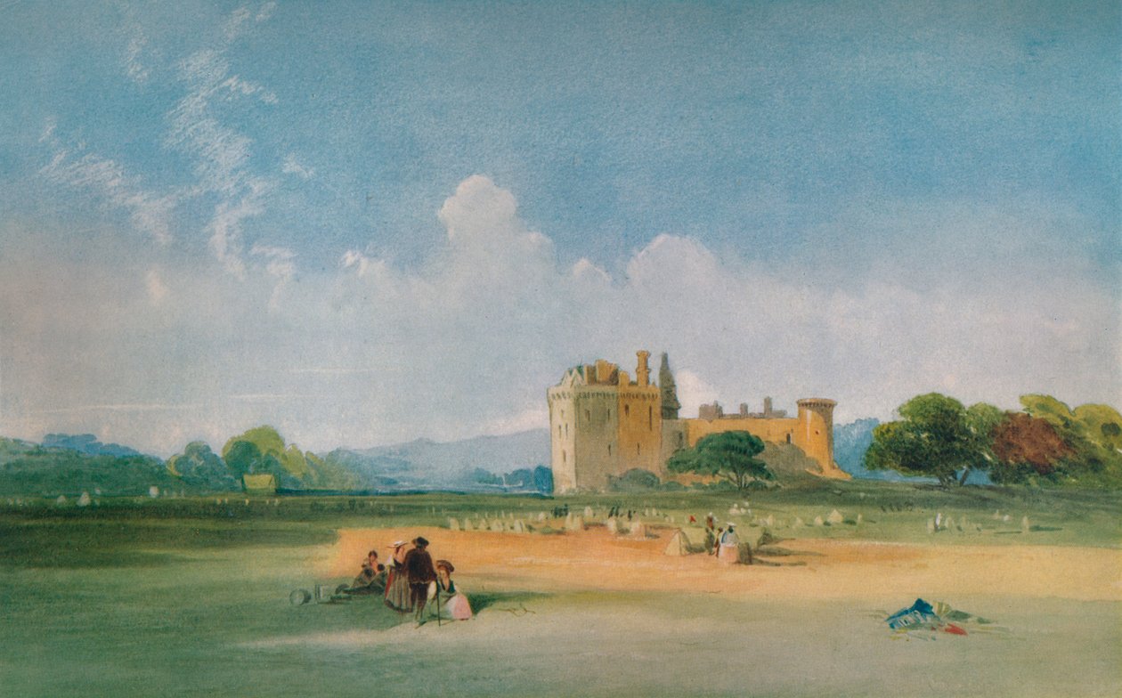 क्रेगमिलर कैसल, c1821 द्वारा थॉमस माइल्स रिचर्डसन I