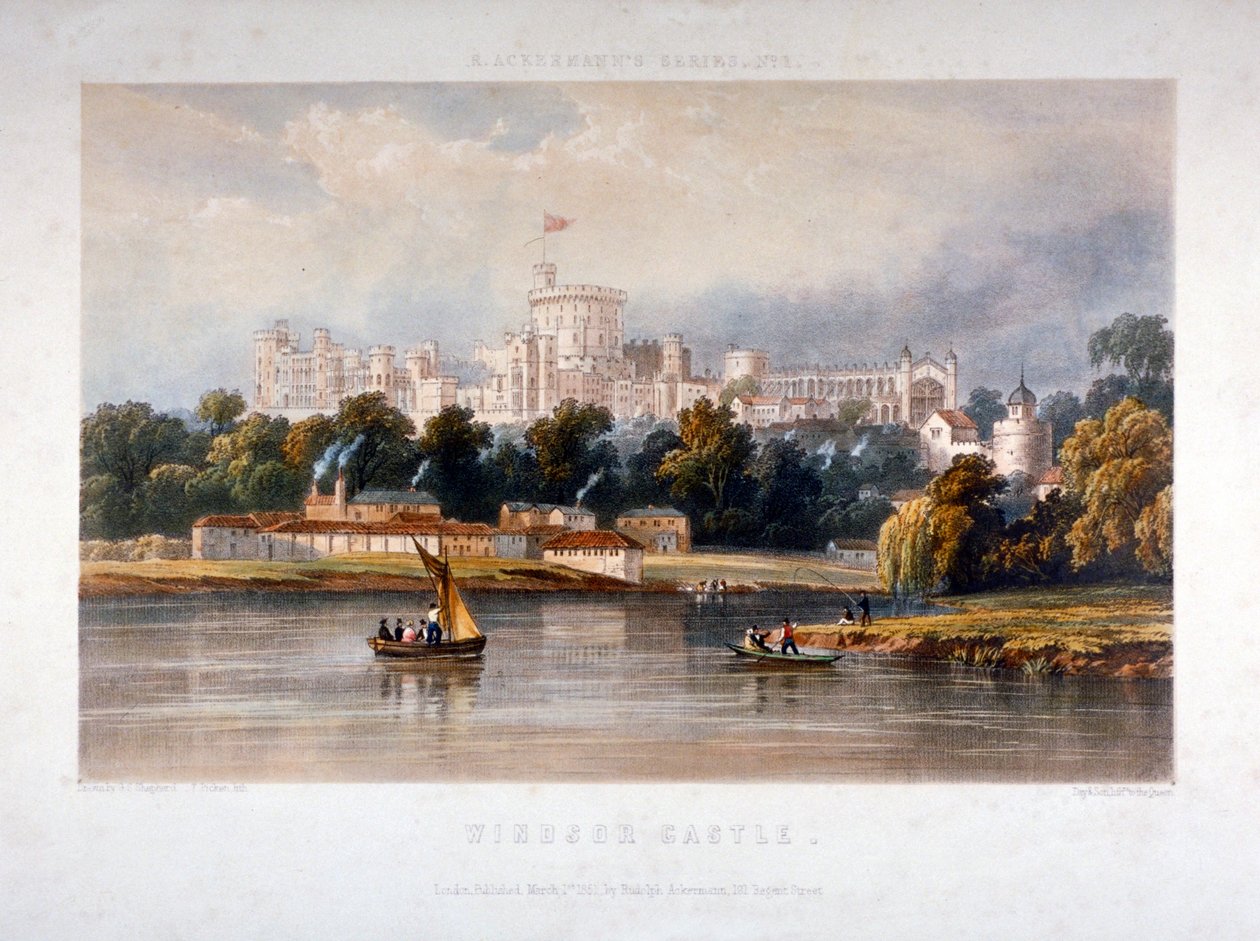 विंडसर कैसल, बर्कशायर, 1851 द्वारा थॉमस पिकेन