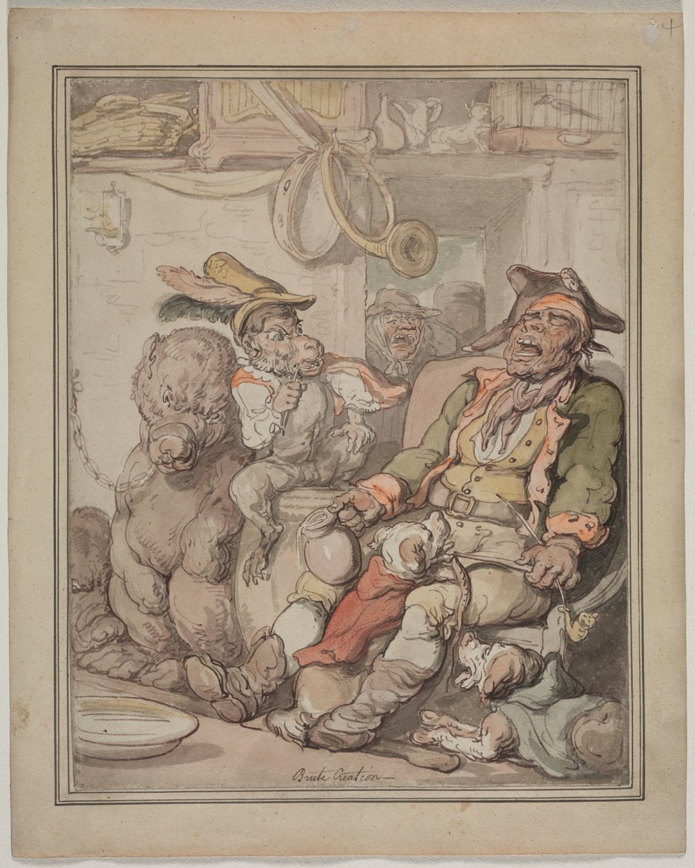 तुलनात्मक एनाटॉमी अध्ययन, सी। 1810-1820। द्वारा थॉमस रोलैंड्सन