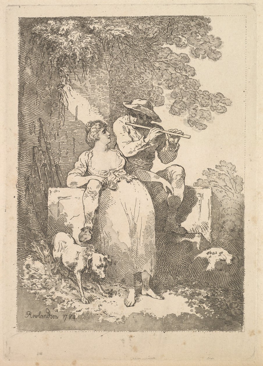 सनी डेज़ पर लेबर से आराम, 1784-87। द्वारा थॉमस रोलैंड्सन