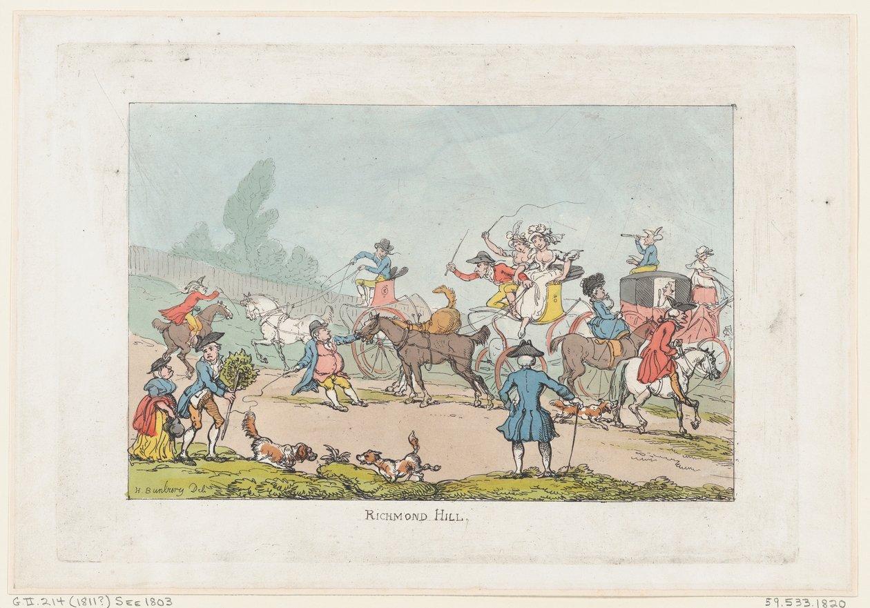 रिचमंड हिल, 1811., 1811। द्वारा थॉमस रोलैंड्सन