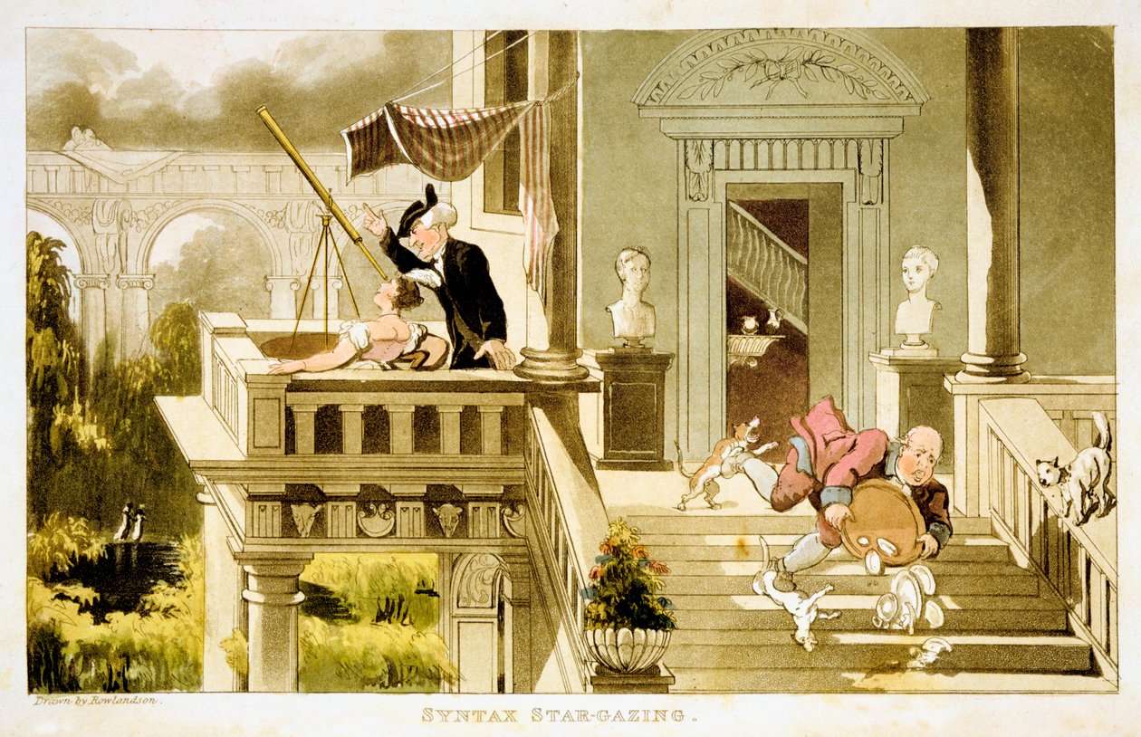 सिंटेक्स स्टार-गेजिंग, सी 1815 द्वारा थॉमस रोलैंड्सन