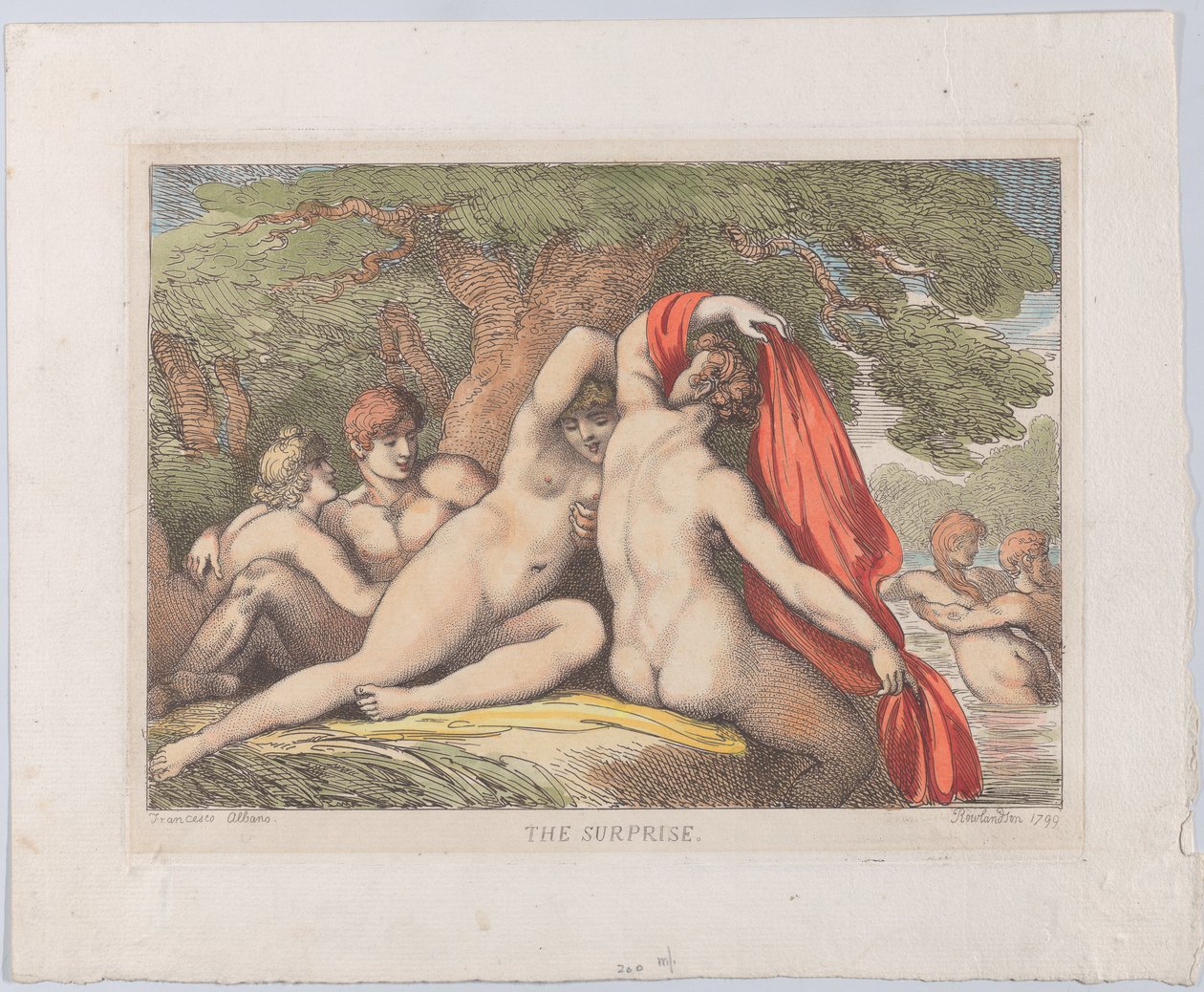द सरप्राइज, 1799., 1799। द्वारा थॉमस रोलैंड्सन