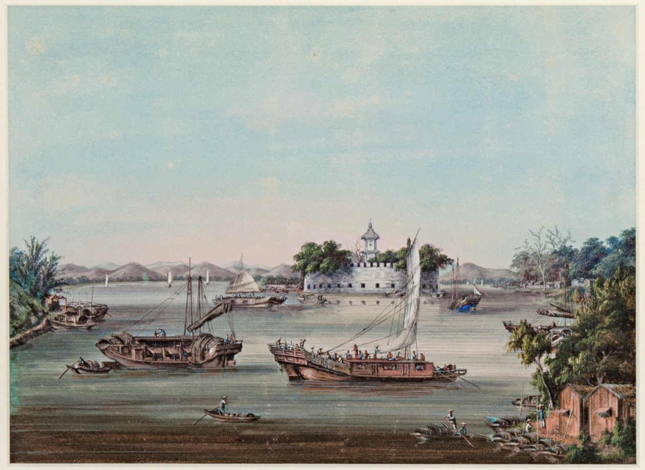 दहुआंगजिया किला, पर्ल नदी द्वारा Tingqua