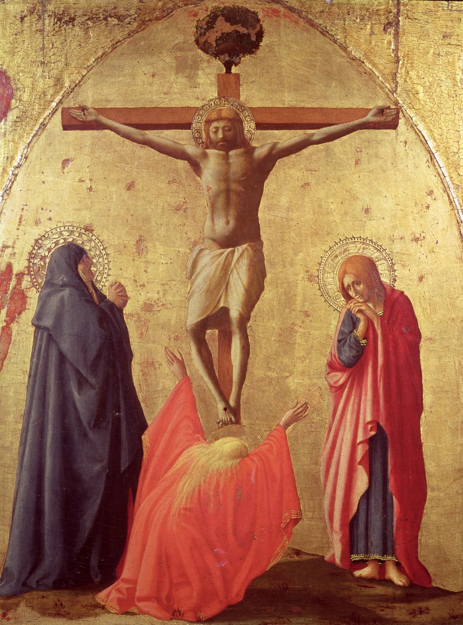 Crucifixion, 1426 (पैनल पर तापमान) द्वारा टोमासो मासासिओ