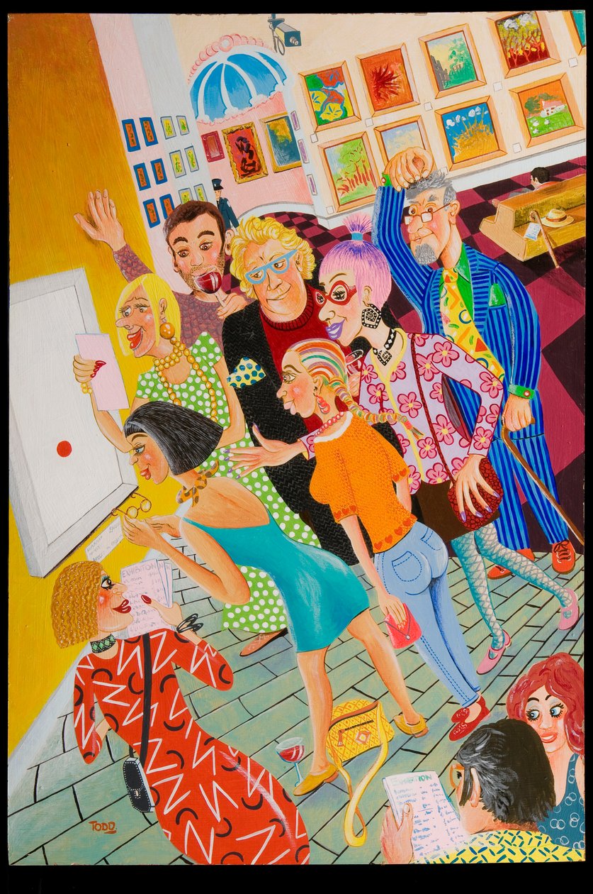 प्री-व्यू, 2010 (ऐक्रेलिक ऑन बोर्ड) द्वारा टोनी टोड