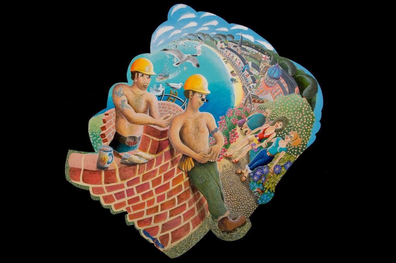 द यंग बिल्डर, 2010 (बोर्ड पर एकिक) द्वारा टोनी टोड