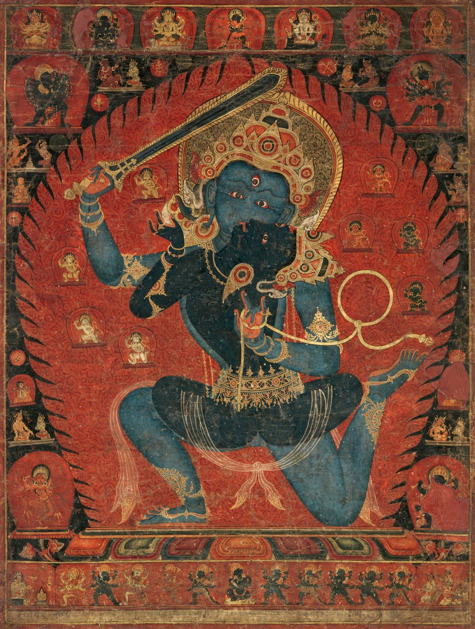 Acala with Consort Vishvavajri द्वारा अज्ञात अज्ञात