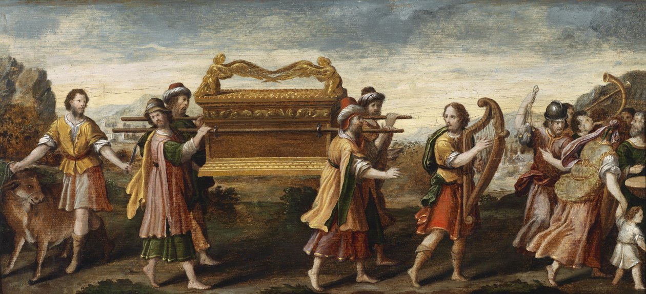 गायन और नृत्य डेविड द्वारा वाचा के सन्दूक का स्थानांतरण द्वारा अज्ञात अज्ञात