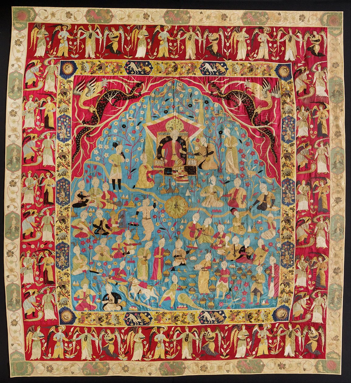 Appliqué दीवार फांसी द्वारा अज्ञात अज्ञात